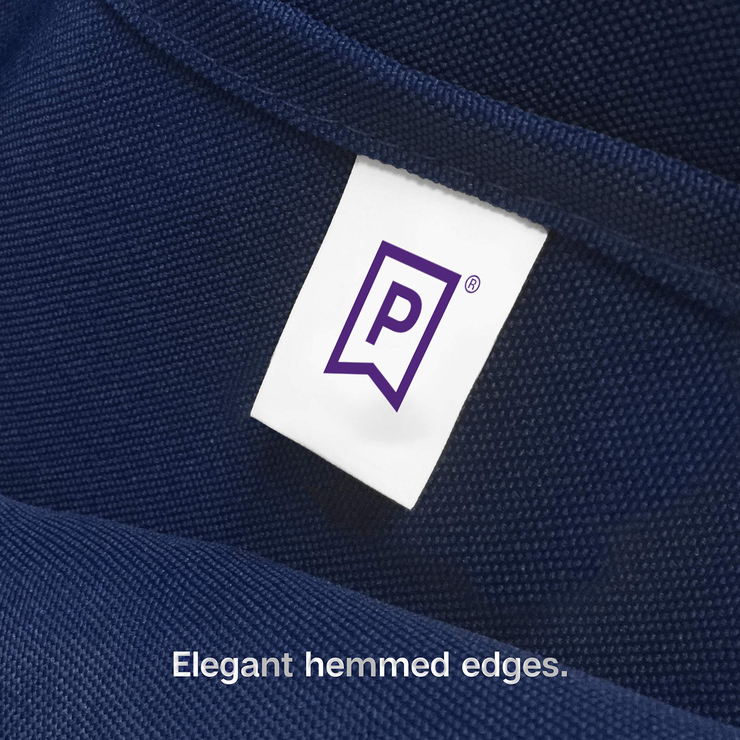 Gee Di Moda hemmed edges add a polished finish and edge protection.
