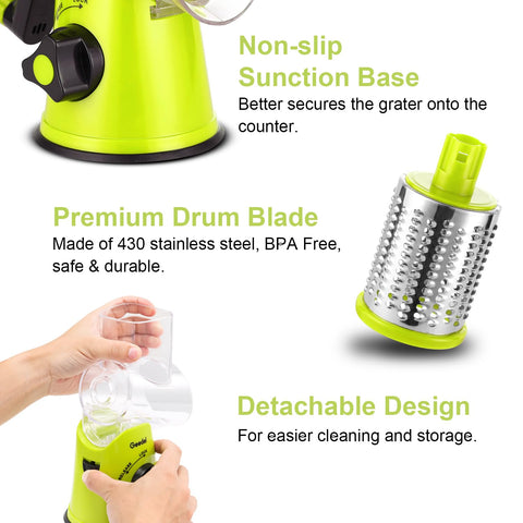 Geedel easy-clean design allows quick rinse under running water.