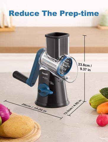 Geedel extra fine blade for delicate garnishes and fine shredding.