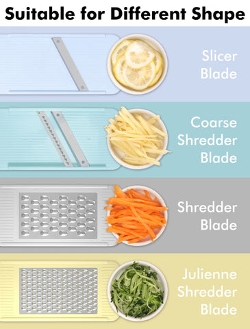 Geedel mandoline slicer shredding blade for coarse shredding