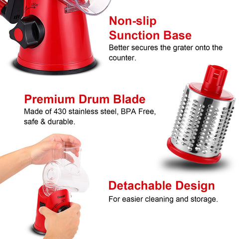 Geedel top-rack dishwasher safe for easy cleaning