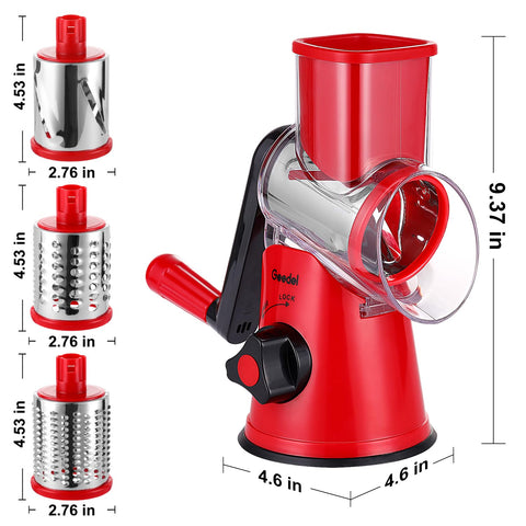 Geedel versatile grater for cheese, nuts, and veggies