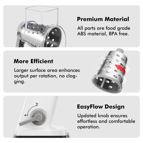 Geedel easy-to-clean design lets you rinse swiftly after heavy prep sessions