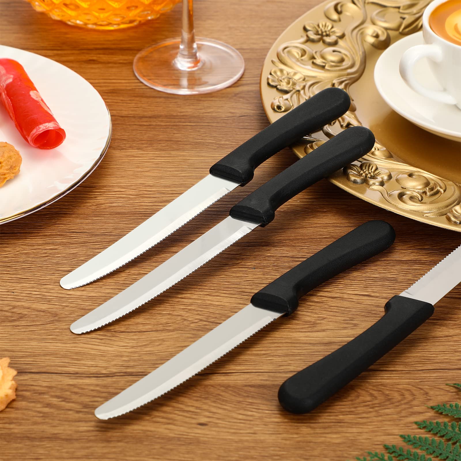 Geelin portable steak knife set, ideal for picnics, parties, and travel