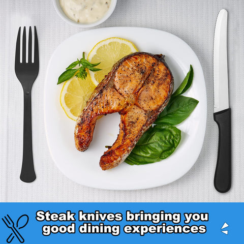 Geelin restaurant-grade steak knife set designed for busy kitchens and entertaining