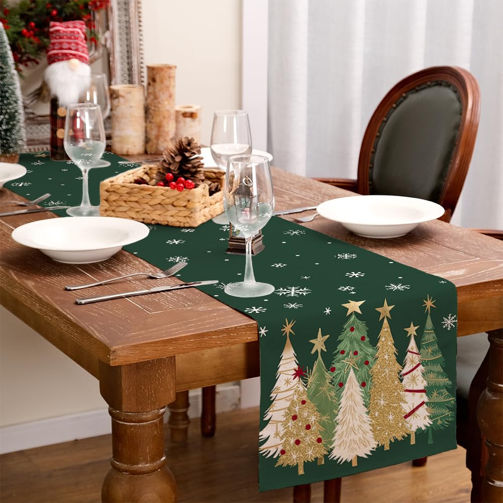 Geeory table runner makes a thoughtful gift for hosts and friends.