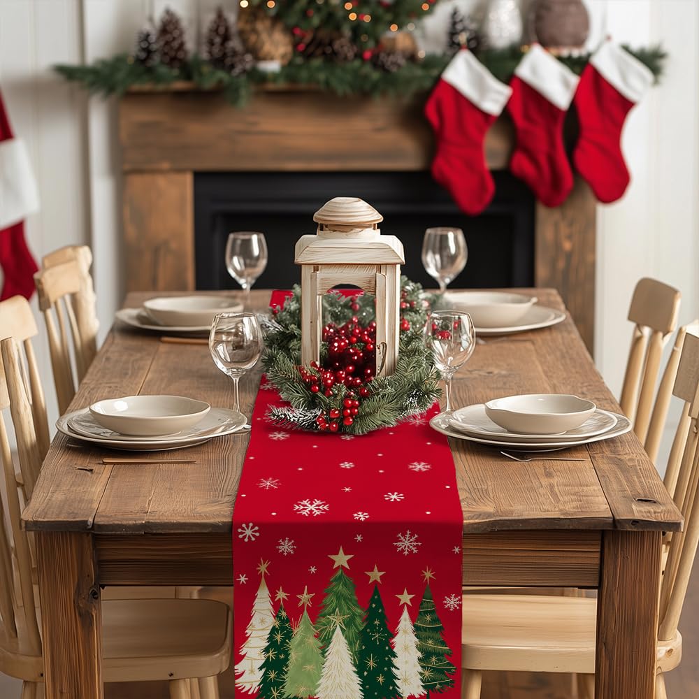 GEEORY table-runner fabric close-up shows durable texture for daily use.