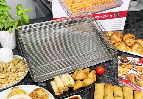 Geesta crisper tray handles a variety of vegetables and proteins.