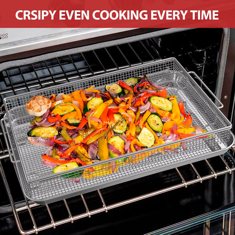 Geesta nonstick coating helps foods release cleanly and reduces sticking.