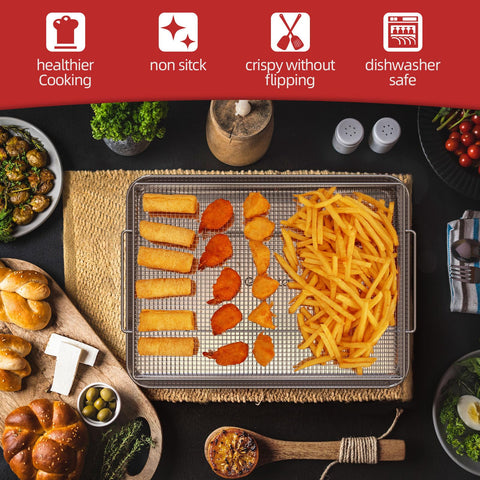 Geesta crisper basket is dishwasher safe for quick cleanup.