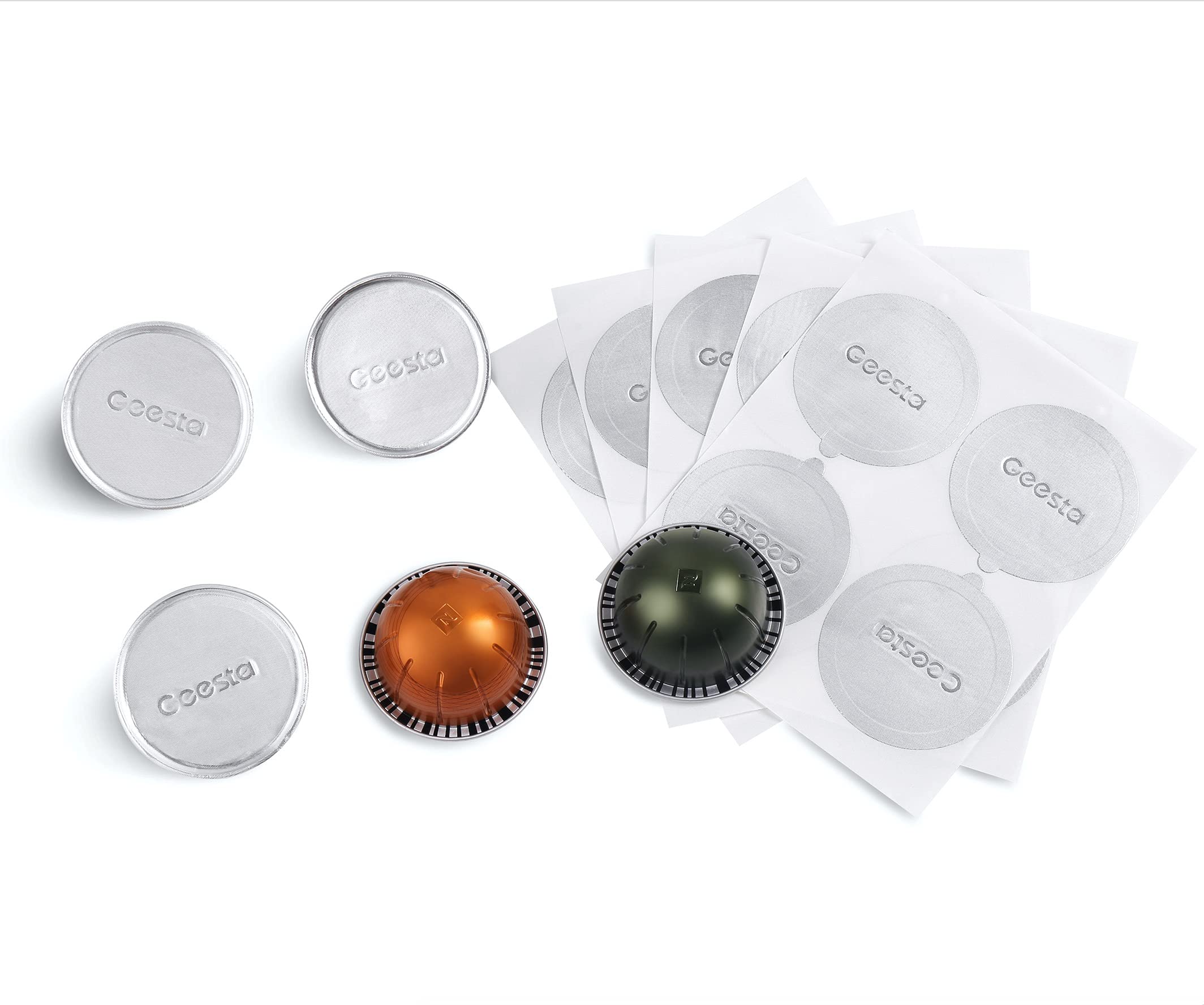 Geesta 240-count seals with 59mm diameter ensure precise fit.