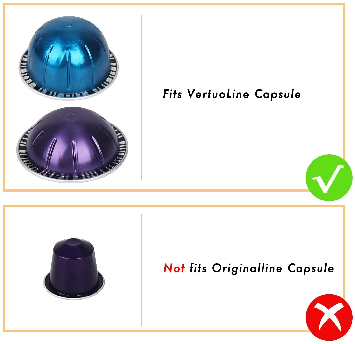 Geesta foil seals compatibility with Vertuoline capsules for mess-free brewing.
