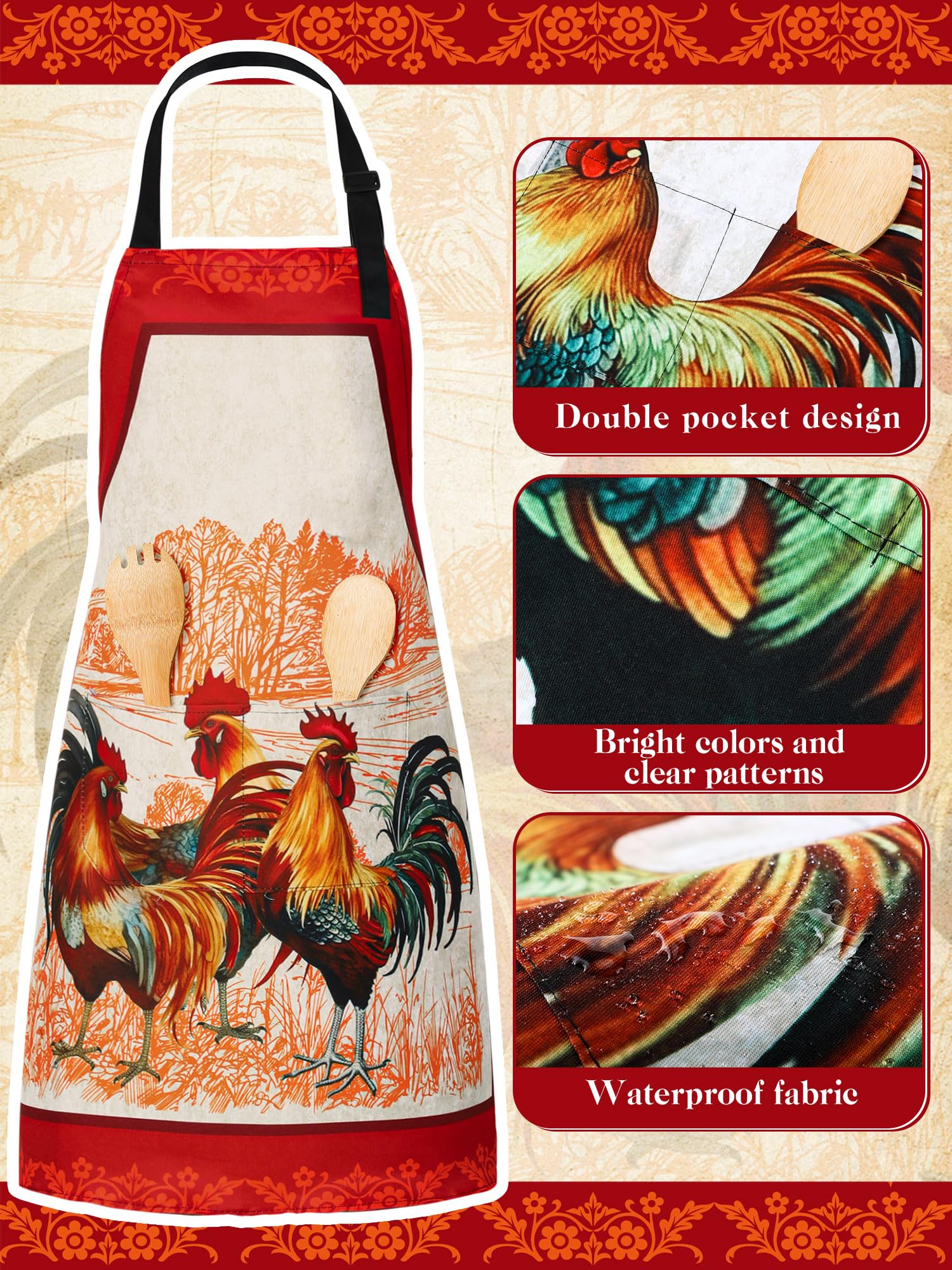 Geetery four-aprons-pack ready for daily kitchen use