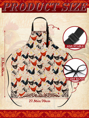 Geetery waterproof nylon apron protects clothing during messy cooking