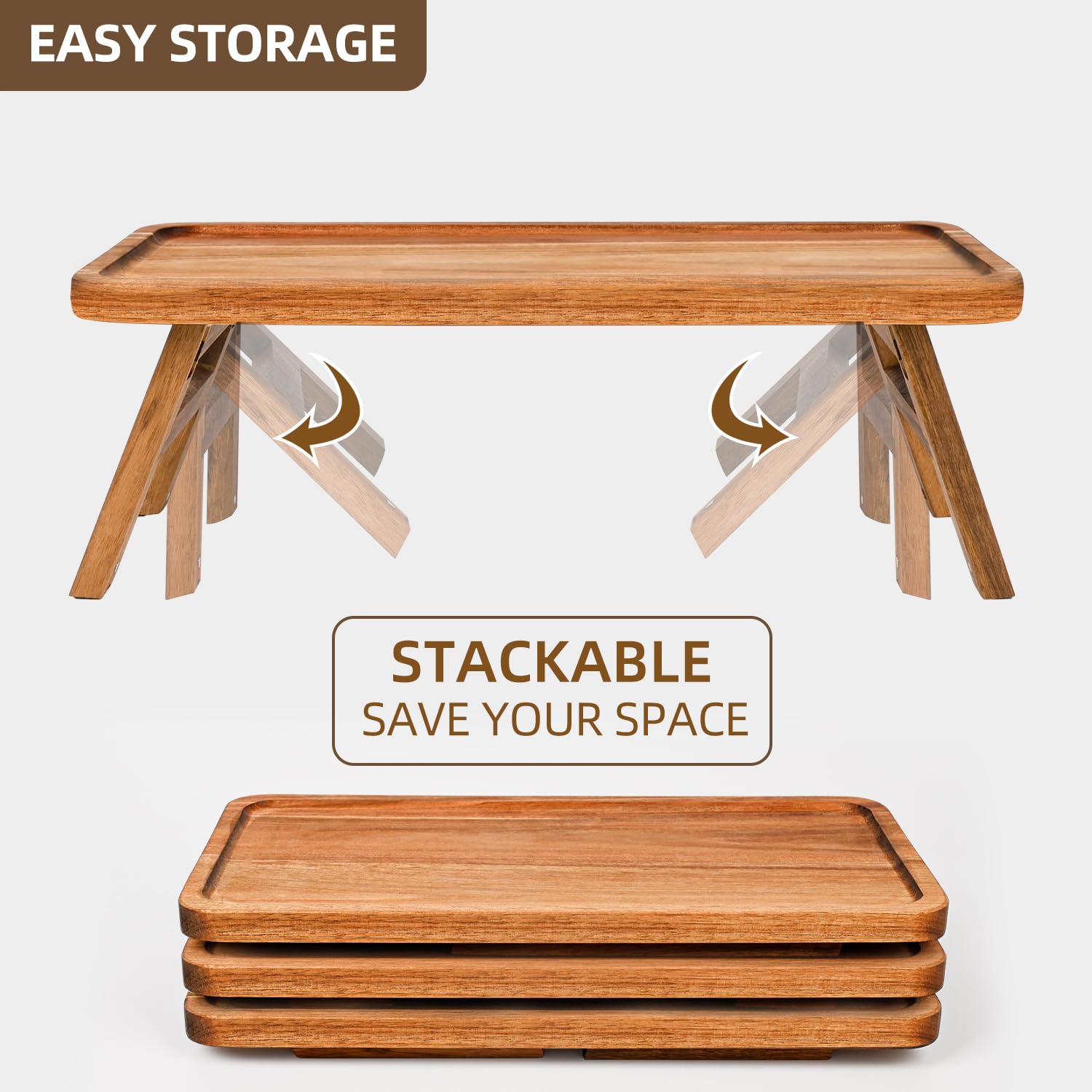 GEHE charcuterie display on acacia wood tiered tray