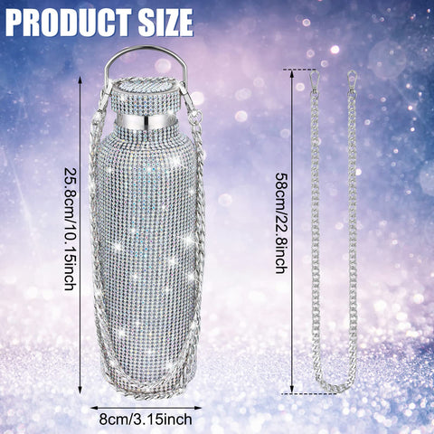 Geiserailie Diamond bottle rhinestones detail highlighting durable sparkle