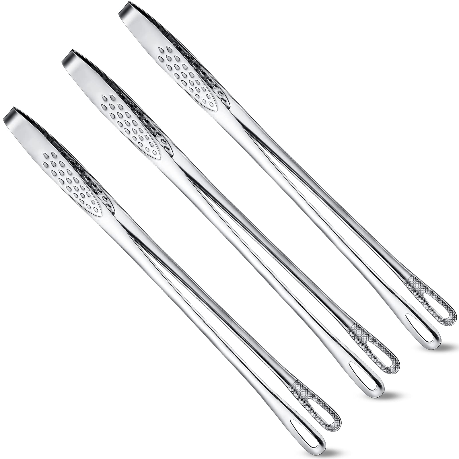 Geiserailie kitchen tongs 9.4in long handle for precise grilling