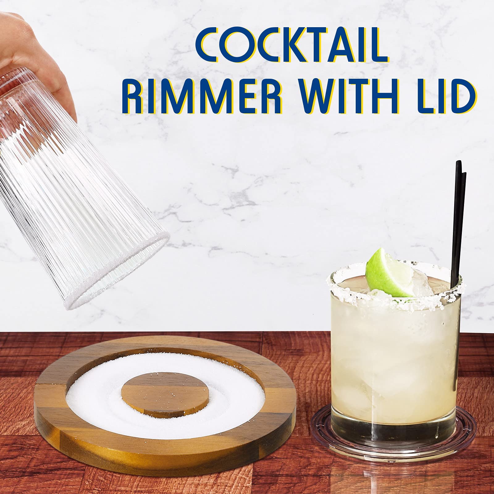 Geiserailie margarita rimmer designed for wide glasses up to 5 inches