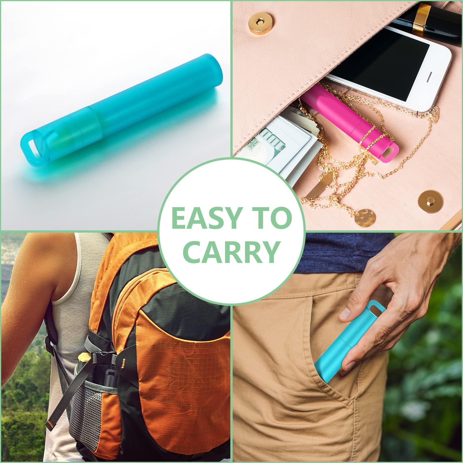 Gejoy colorful outer cases in blue, pink, gray for stylish organization.