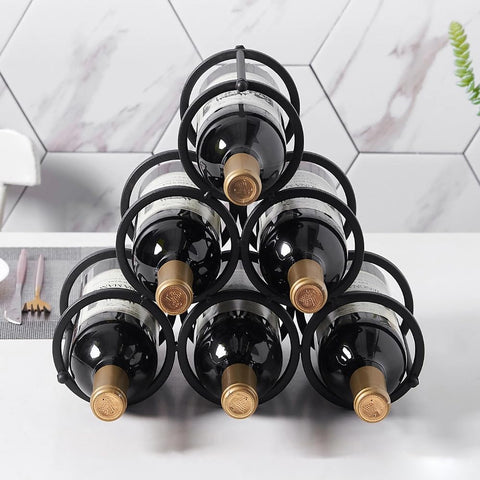 GeLive secure bottle holders keep wines organized and within reach.