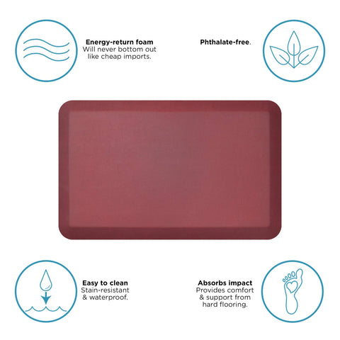 GelPro NewLife kitchen standing mat supports long shifts with ease.