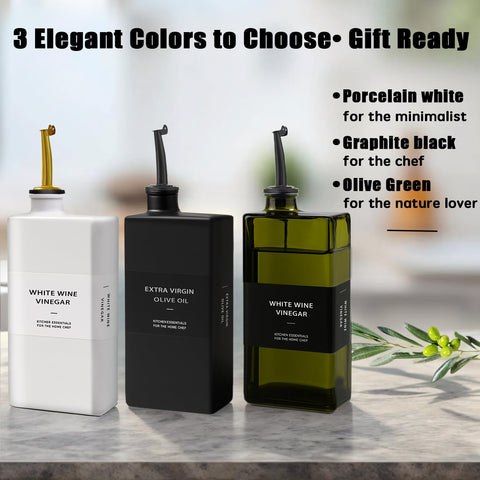 Gelury easy-refill mouth makes topping oils or vinegars effortless