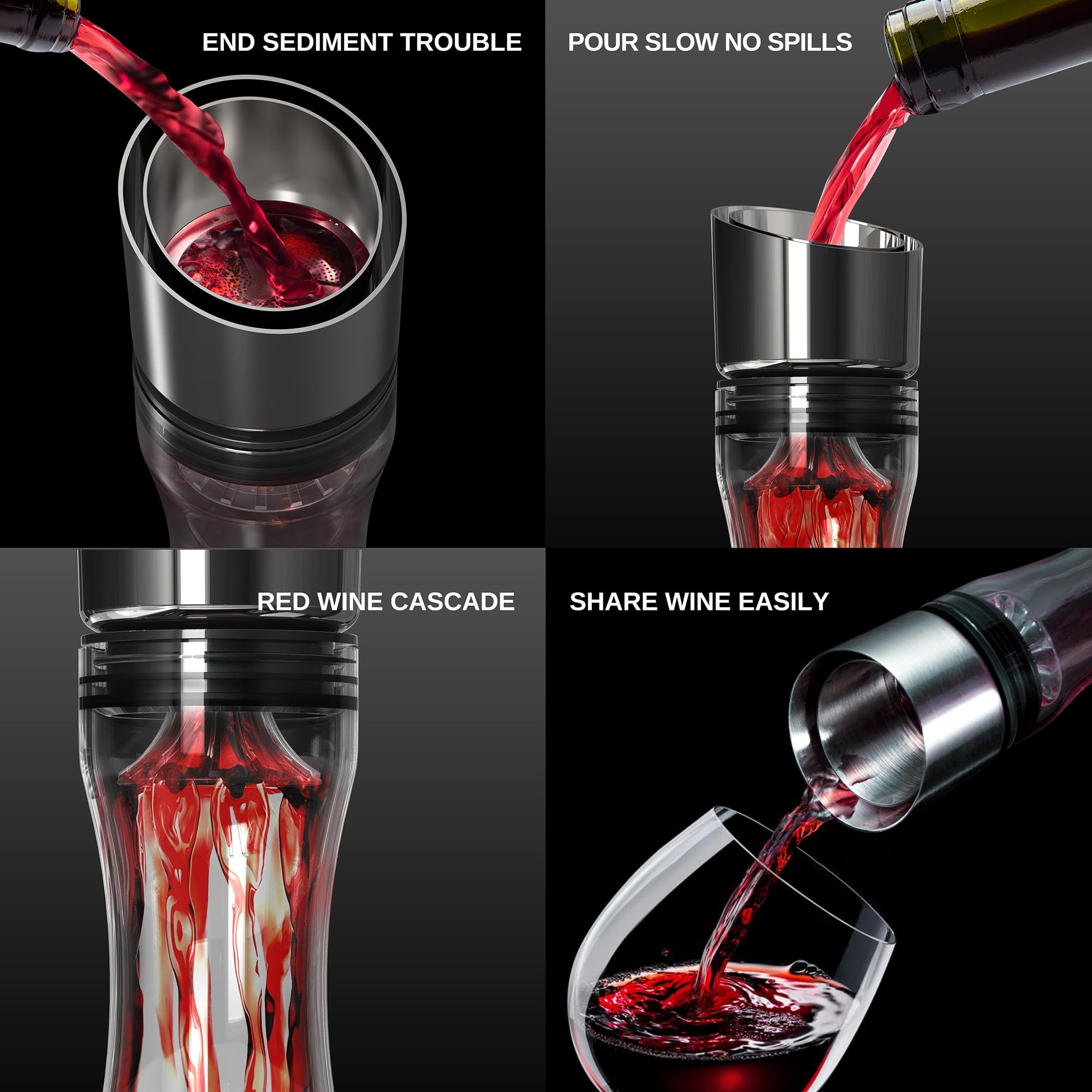 Gem Tour 750 ml base-weighted design for one-handed stability