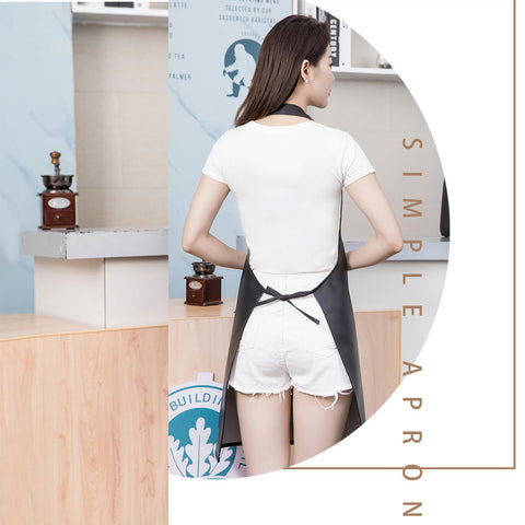 GEMBITYFUL kitchen-use apron in action protecting clothing during cooking.
