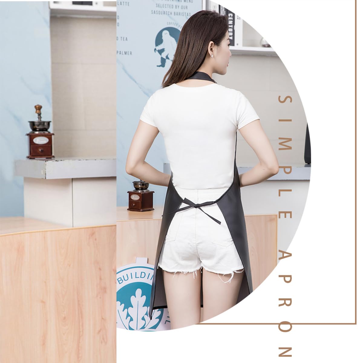 GEMBITYFUL multi-use apron suited for dog grooming and painting tasks.