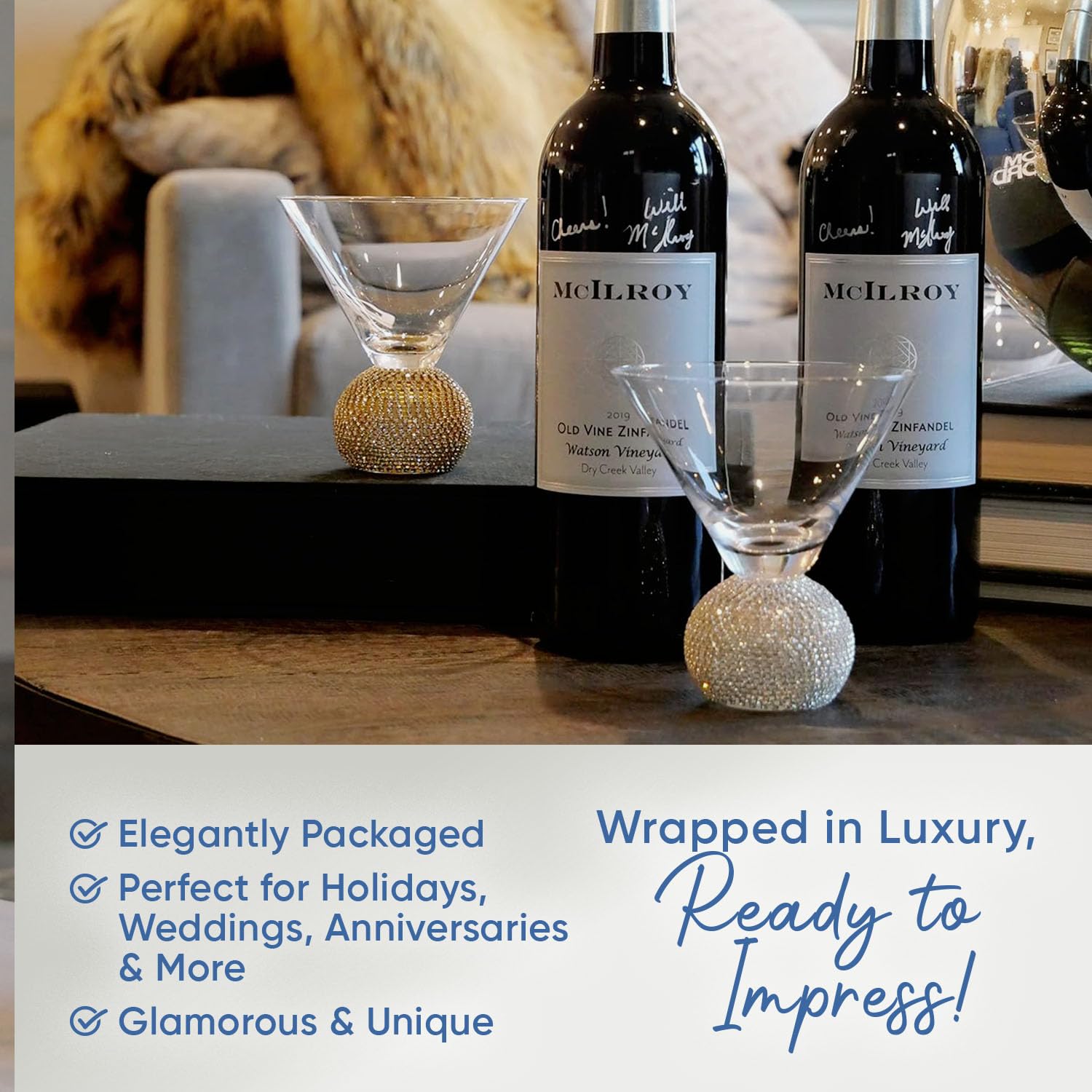 GEMEZZI Gemello hand-wash-only care requirements help preserve brilliance.