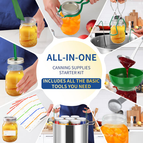Gemfino canning tongs providing secure grip for hot jars.