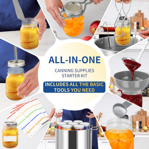 Gemfino jar wrench to tighten lids securely and quickly.