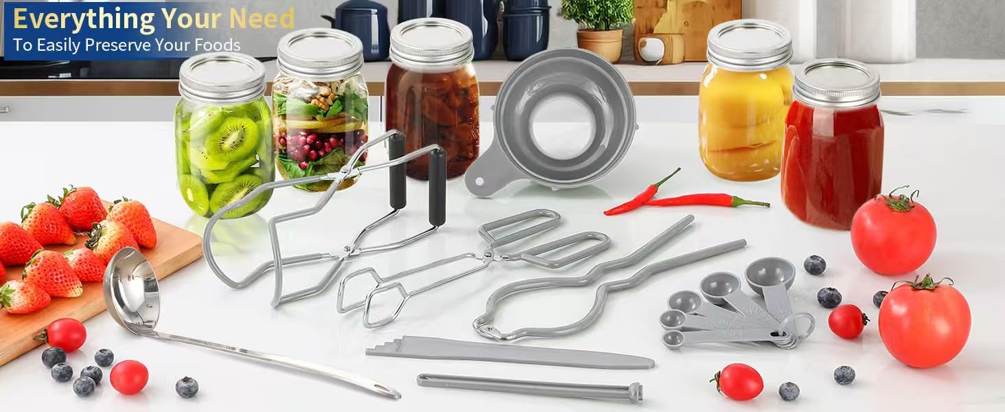 Gemfino magnetic lid lifter simplifies lid management during canning.