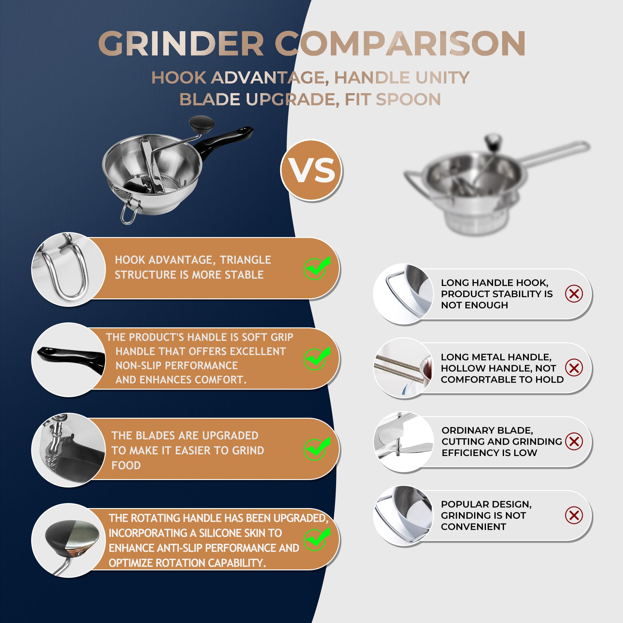 Gemfino dishwasher-safe design enables easy maintenance and space-saving storage.