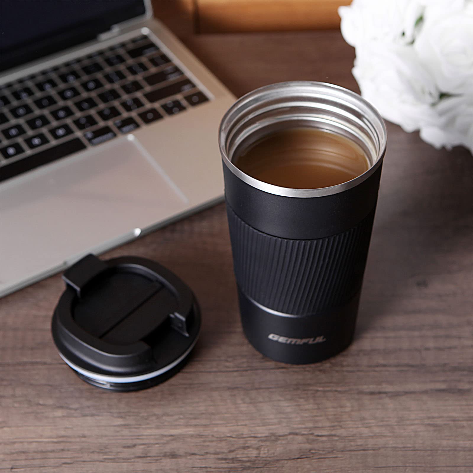 GEMFUL 17-ounce capacity ideal for home, work, gym, or travel