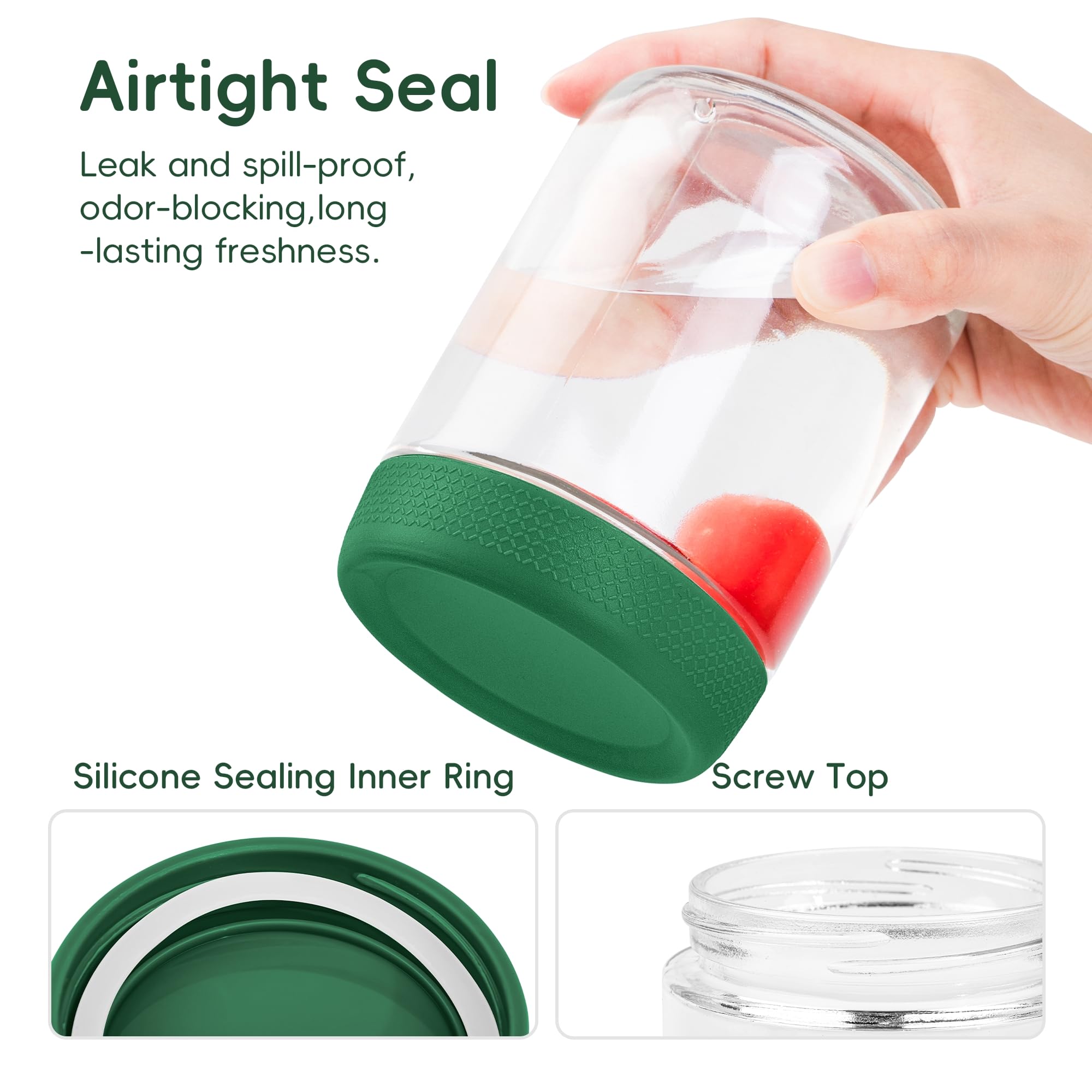 Gemice colorful silicone sleeve guards jars from chips and cracks while adding style.