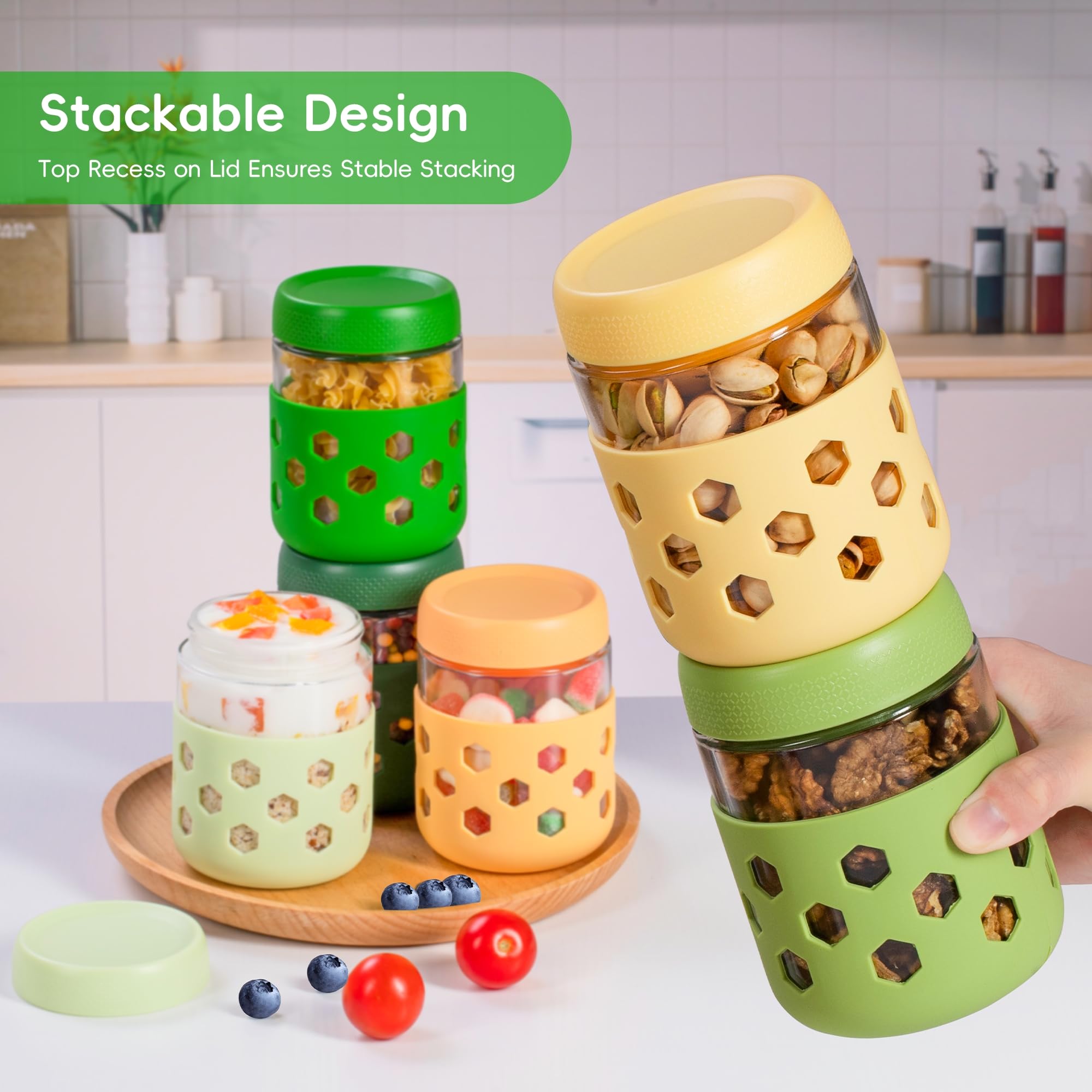 Gemice freezer-safe jar supports batch prep and freezing convenience.