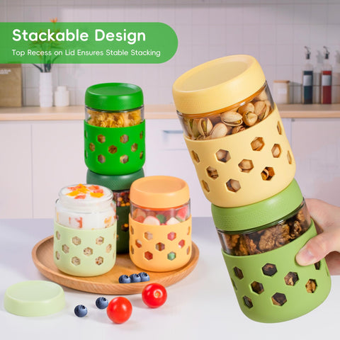 Gemice freezer-safe jar supports batch prep and freezing convenience.