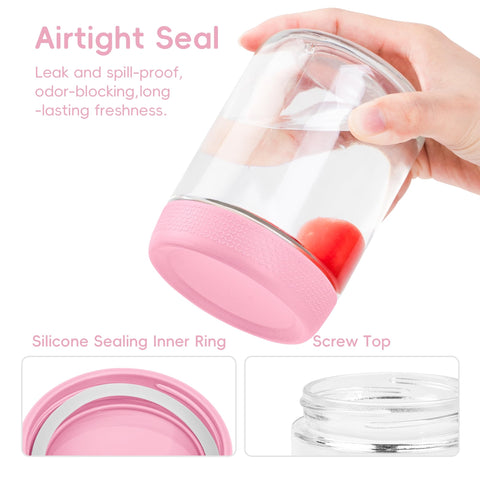 Gemice yogurt parfait jar ready for layered snacks