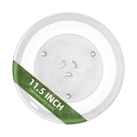 Gemroom 11.5-inch microwave turntable compatible with Samsung DE63-00624A for even heating.