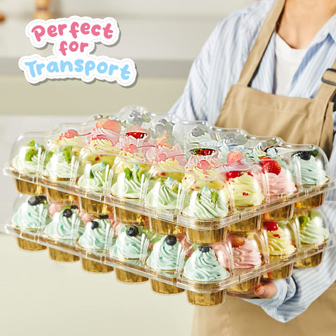 Gencywe 240 cupcake liners included for quick prep.