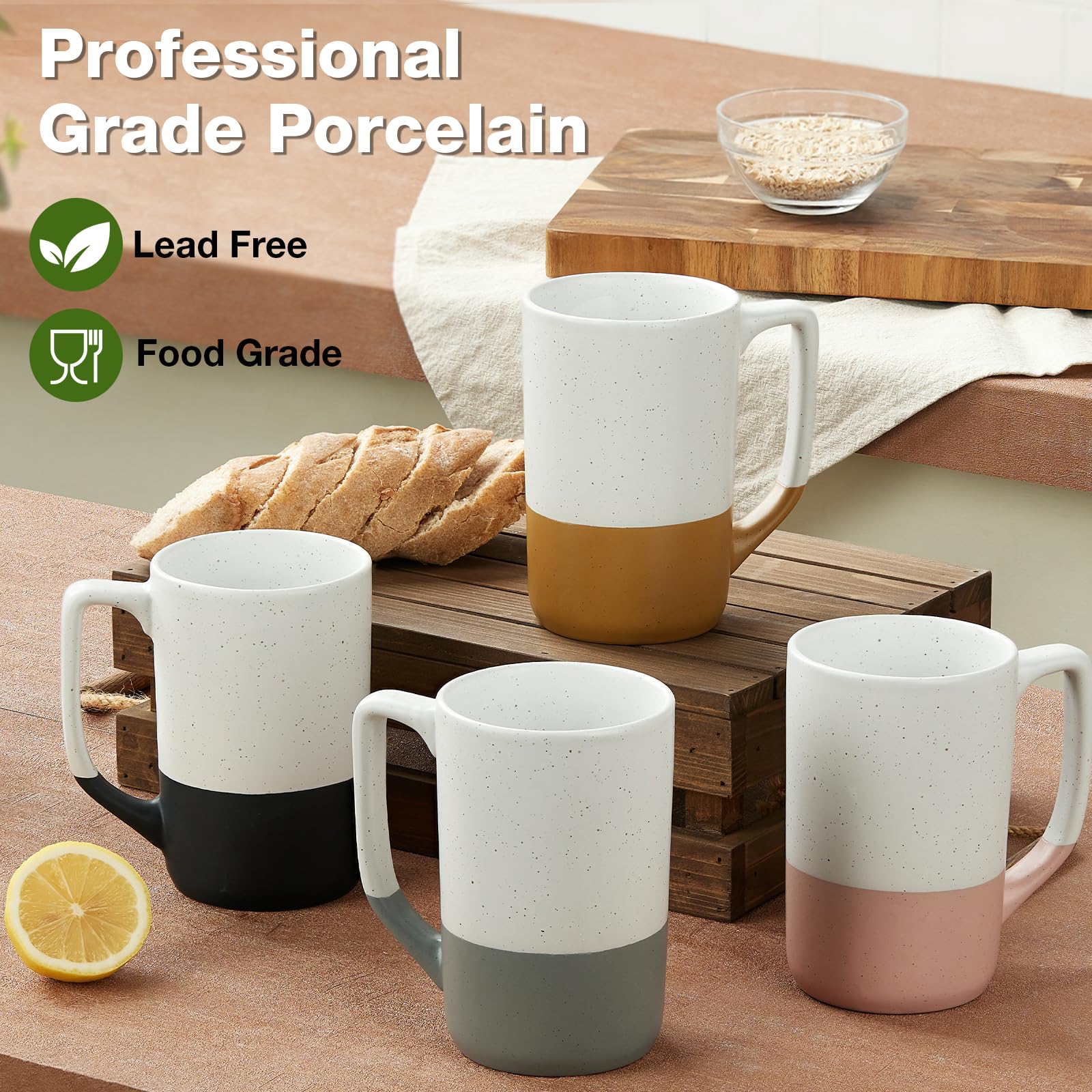 Gencywe lead-free glaze mugs ensure safe daily use