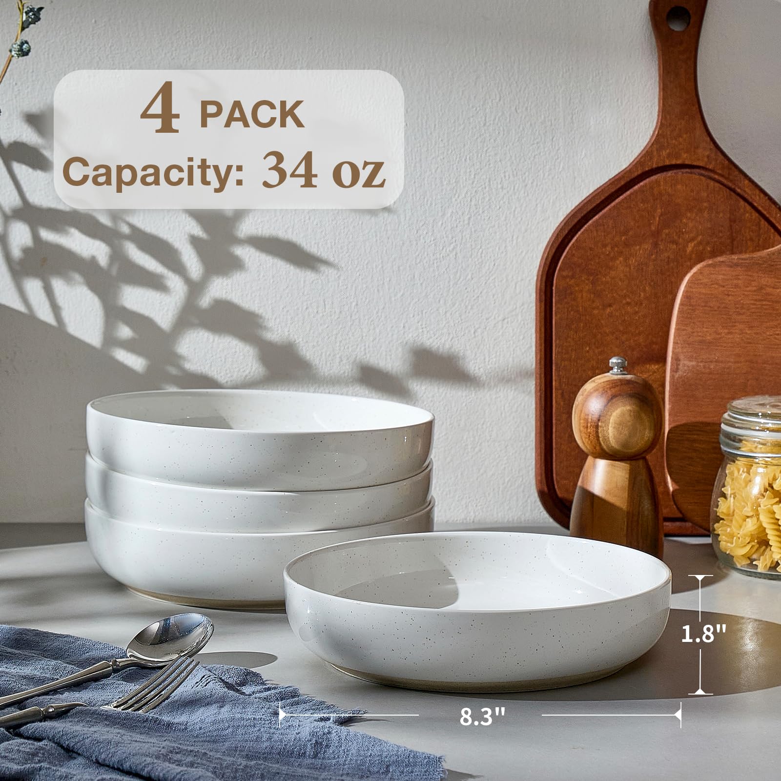 Gencywe speckled porcelain design adding rustic charm to the table