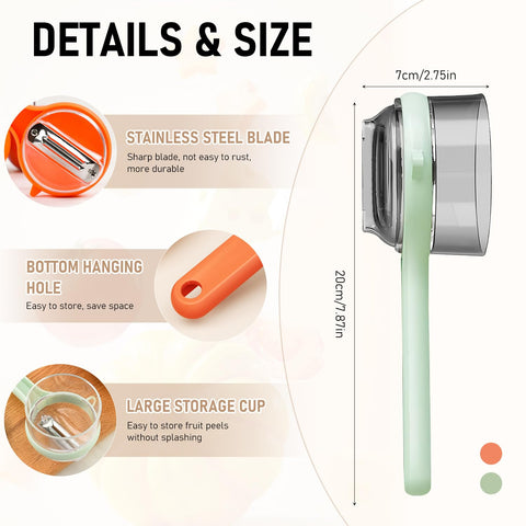 Generic 2-pack vegetable peelers provide versatile peeling for fruits and veggies.