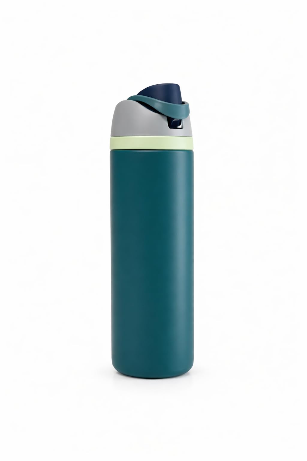 Generic 24oz insulated bottle in denim blue front view for daily hydration.
