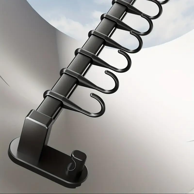 Generic AmoiChic rack clips utensils for easy reach while cooking.