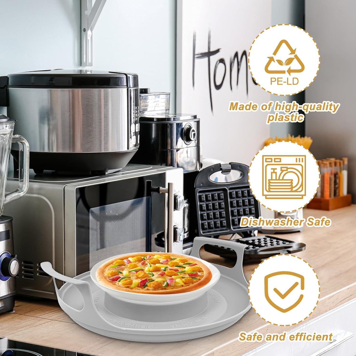 Generic bowl-cozy-holder stabilizes bowls during busy mealtimes.