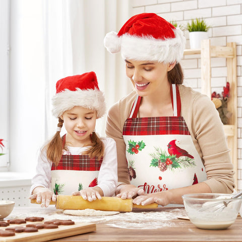 Generic Cardinal Apron soft flax-cotton fabric for comfortable everyday use.
