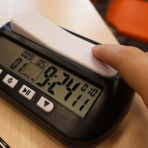 Generic Multifunctional Chess Clock bottom switch for easy power and sound control.