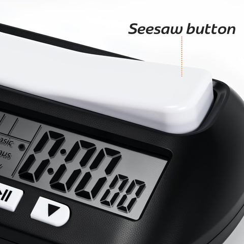 Generic Multifunctional Chess Clock compact travel-ready timer for trips.